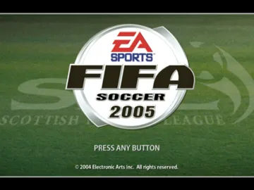 FIFA Soccer 2005 screen shot title